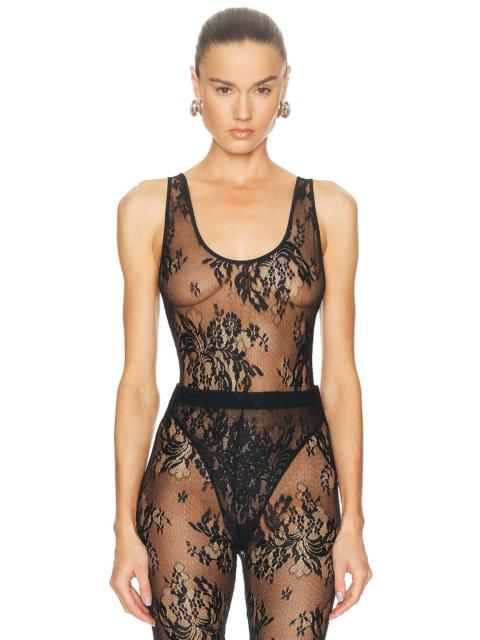 WARDROBE.NYC Evening Lace Tank Bodysuit