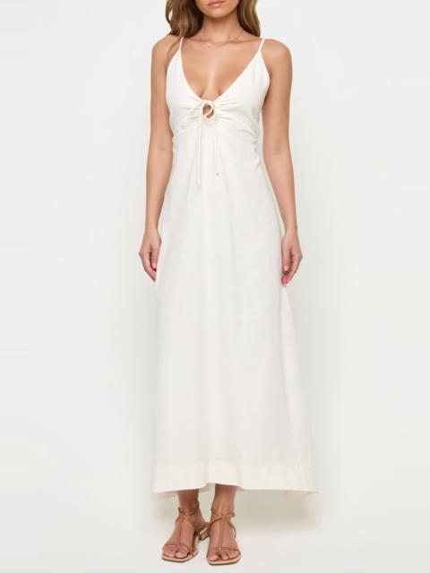 L*SPACE LSPACE Mabel Cover-Up Maxi Dress in Cream at Nordstrom