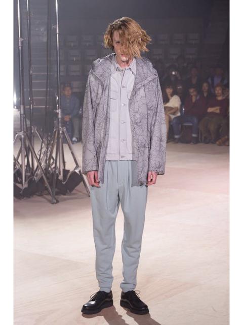Lad Musician SS12 Runway Spider Web Windbreaker