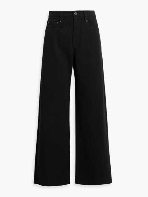 Brunello Cucinelli High-rise wide-leg jeans