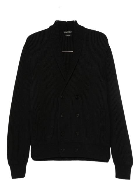 TOM FORD Tom Ford Ribbed-knit Double-breasted Cardigan