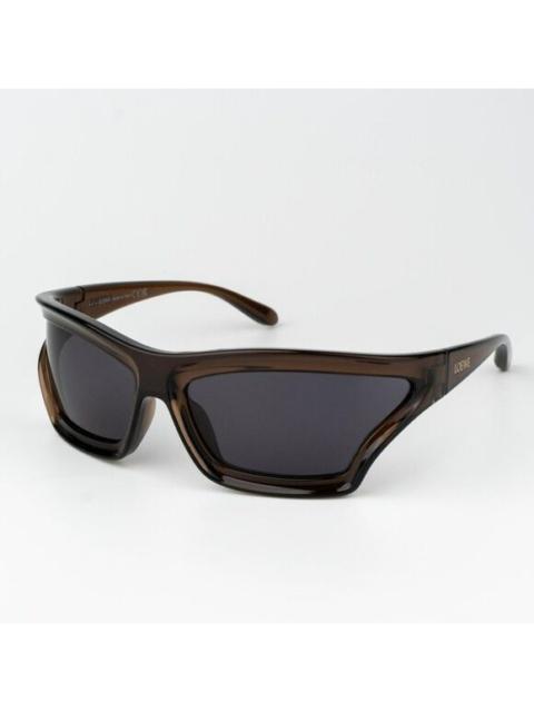 Loewe Loewe SIGNATURE Women Sunglasses Brown Grey Mask LW40143U 47A BRAND NEW