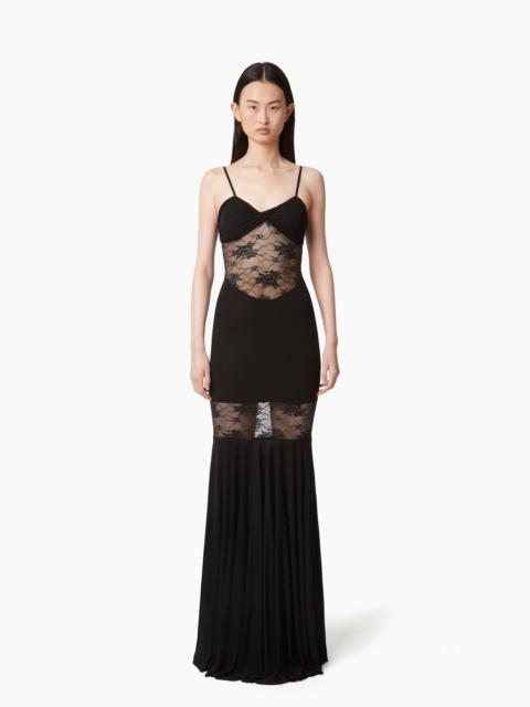 NINA RICCI MERMAID DRESS WITH LACE INSERTS
