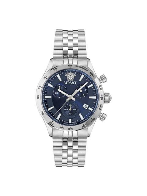 VERSACE Versace Hellenyium Chronograph Quartz Blue Dial Men's Watch VECFA0124