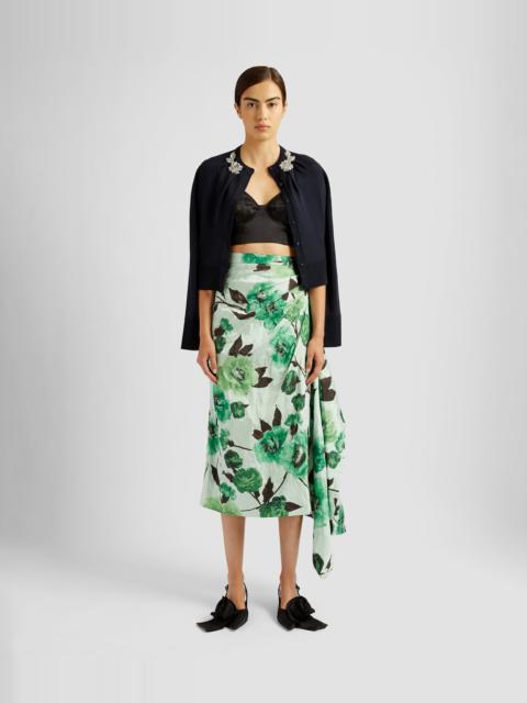 Erdem PENCIL SKIRT WITH DRAPE DETAIL