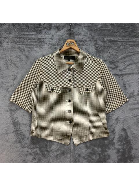 Other Designers Vintage - Vintage Hardy Amies Boutique London Cropped Shirt #4559-158