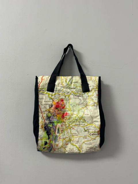 ISSEY MIYAKE Issey Miyake PP Line Map Tote Bag