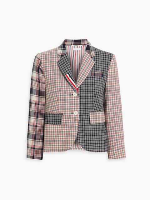 Thom Browne Checked wool-tweed blazer