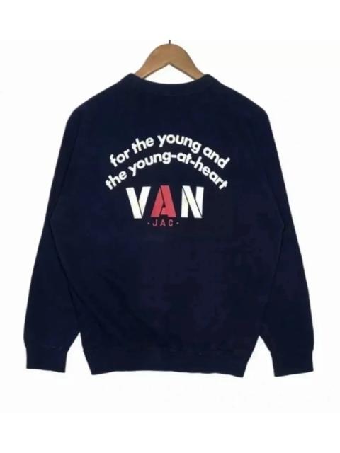 Other Designers Japanese Brand - Vintage Van Jac Sweatshirt big logo streetwear