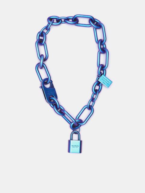 Acne Studios Padlock Chain Necklace