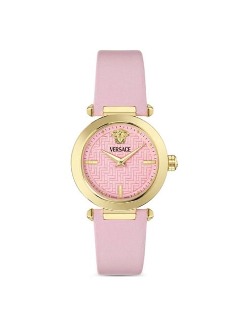 VERSACE Versace Greek Quartz Pink Dial Ladies Watch VE5B00125