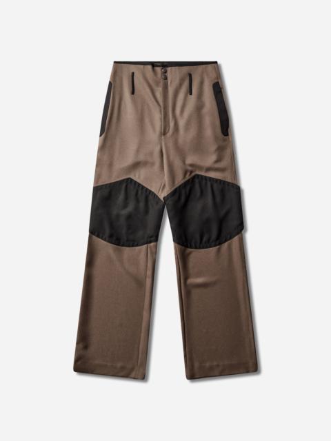 Kiko Kostadinov Men's Orvos Trousers Sepia / Coal Black