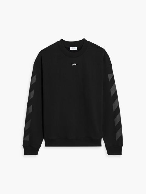 Off-White Cornely printed French cotton-terry sweatshirt