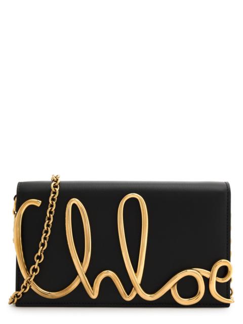 Chloé Chloe The Chloé Iconic Logo Leather Cross-body bag