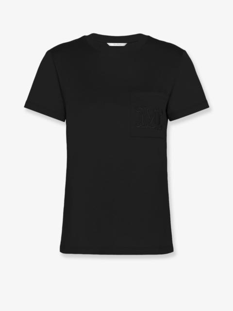 Max Mara Max Mara Papaia Cotton T-Shirt Black