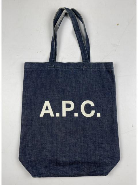 A.P.C. APC denim tote bag shoulder bag nc