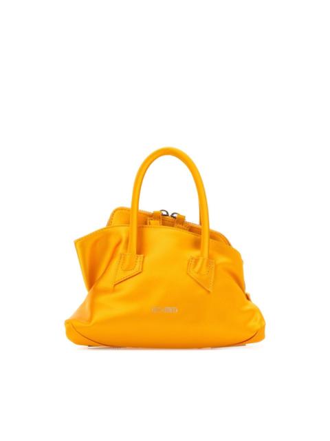 THE ATTICO THE ATTICO La Passeggiata Mini Yellow Satin Bag New And Auth