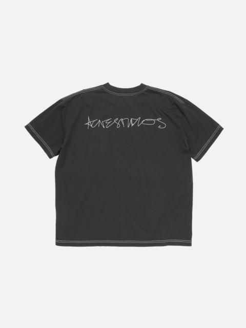 Acne Studios Logo t-shirt - Faded black
