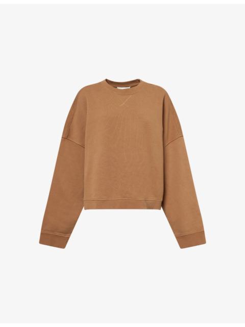 entire studios Box Round-Neck Cotton-Jersey Sweatshirt