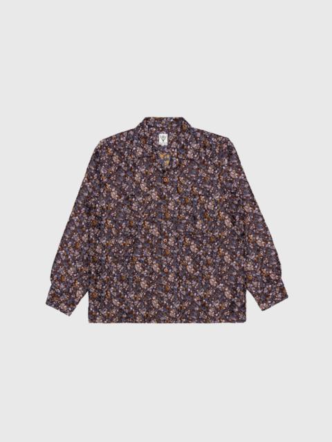 South2 West8 POLY FLORET JQ. 6 POCKET CLASSIC SHIRT