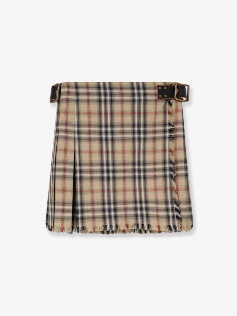 Burberry Skye Cotton Kilt