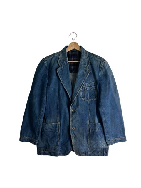Other Designers Japanese Brand - VINTAGE CHORE DENIM JACKET G STAGE ISSEY MIYAKE INSPIRED