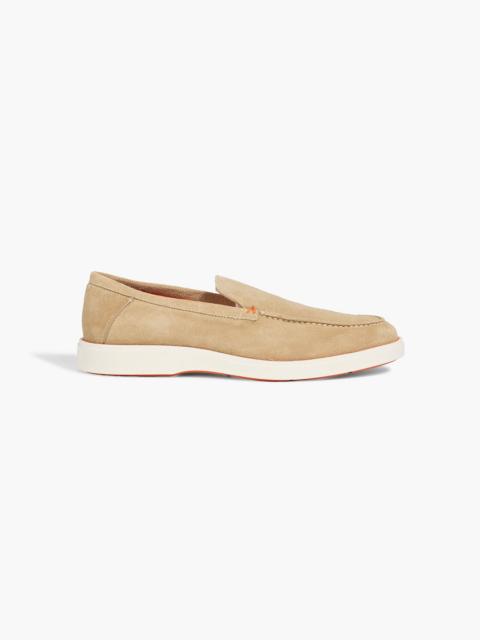 Santoni Detroit suede loafers
