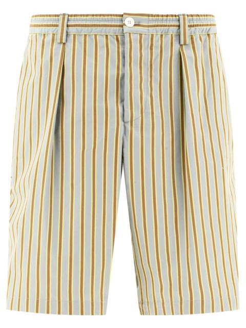 Marni Striped Poplin Shorts