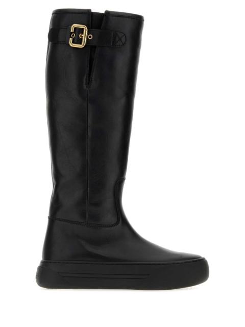 Chloé Chloe Women Black Leather Delia Boots