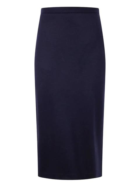 Harris Wharf London Women Midi Skirt Superfine Merino