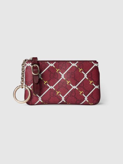 GUCCI Printed GG key pouch
