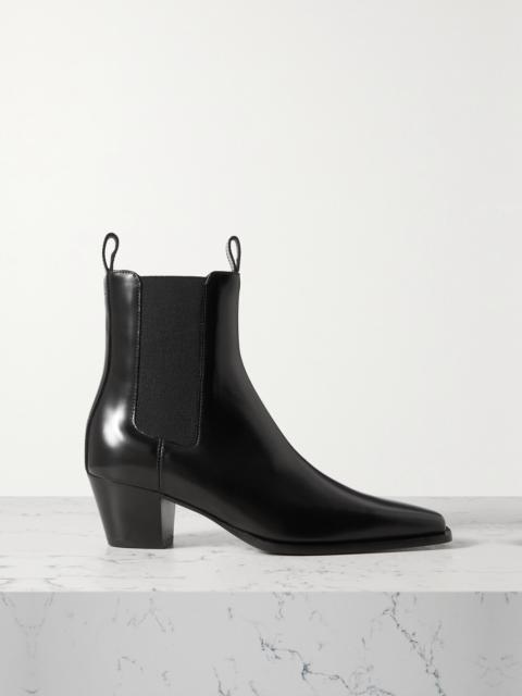 TOTEME + Net Sustain The City Leather Ankle Boots