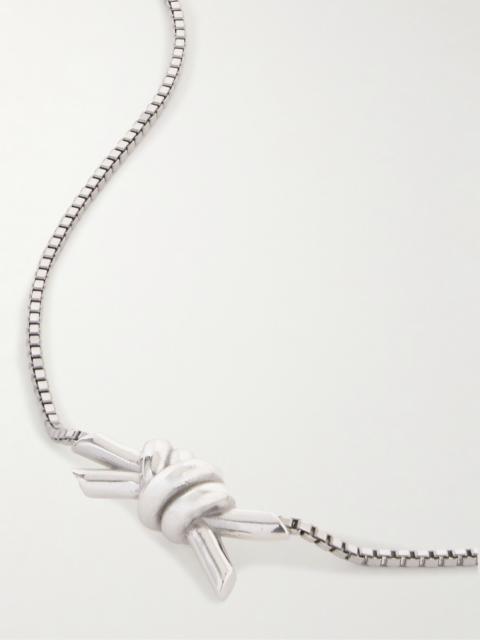 Bottega Veneta Silver Necklace