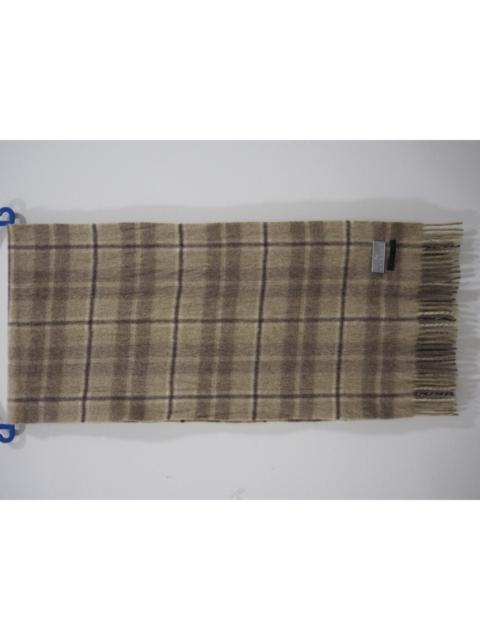 Other Designers Designer - Ivy Basics not Burberry Khaki Beige Brown Plaid Cashmere Muffler Scarf Scarves Neck Warmer