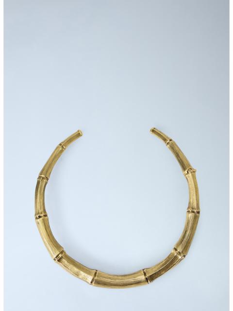 SAINT LAURENT Saint Laurent Women Bamboo Torc Necklace