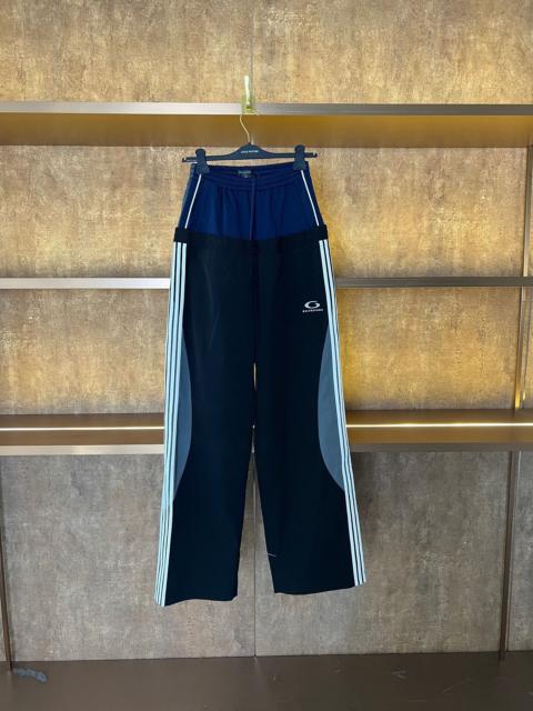 BALENCIAGA Balenciaga Men's Double Waistband Tracksuit Pants in Black 
