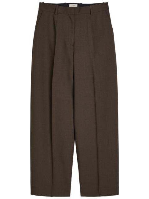 TOTEME Toteme Wide-leg Wool-blend Trousers