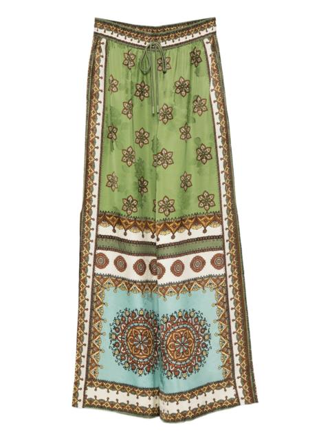 ALÉMAIS Contina floral-print trousers