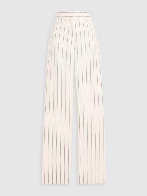 Stella McCartney Striped jacquard straight-leg pants