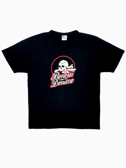 Other Designers RARE! DENIME "BONE IN DENIME" SKULL TEE