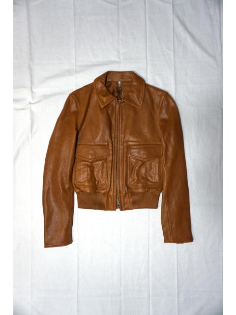 Helmut Lang Tumbled Leather Jacket