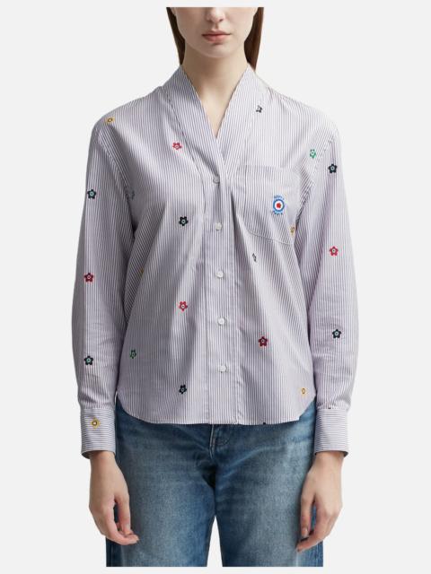 KENZO 'KENZO TARGET' STRIPED SHIRT