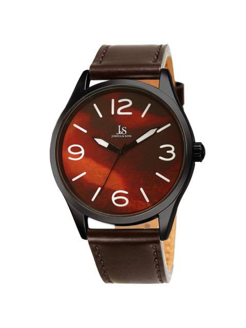 Other Designers Joshua and Sons Quartz Red Dial Men's Watch JX144BR