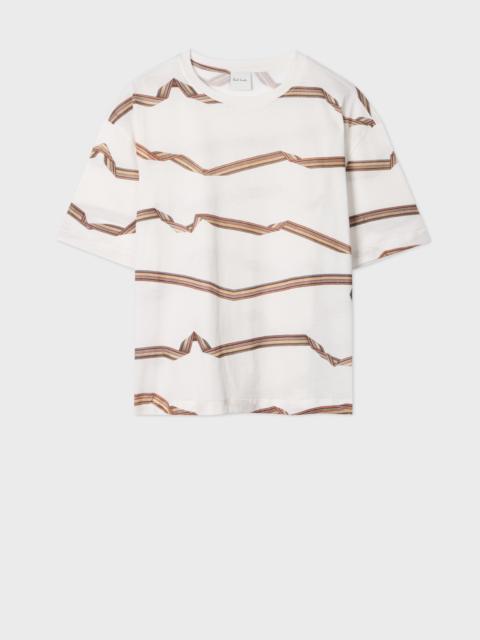 Paul Smith Women's 'Signature Stripe' Ribbon T-Shirt