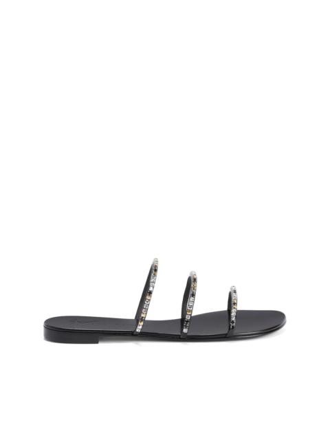 Giuseppe Zanotti Dark Colorful embellished sandals