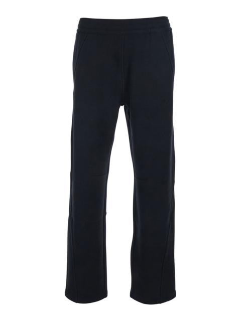 Givenchy Givenchy Men Black Trousers With Elastic Waist And Embroidered Logo On The Back In Cotton Man