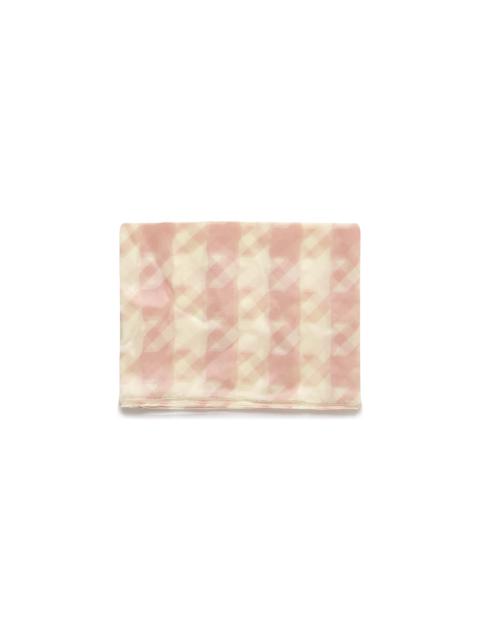 Silk Scarf With Houndstooth Pattern