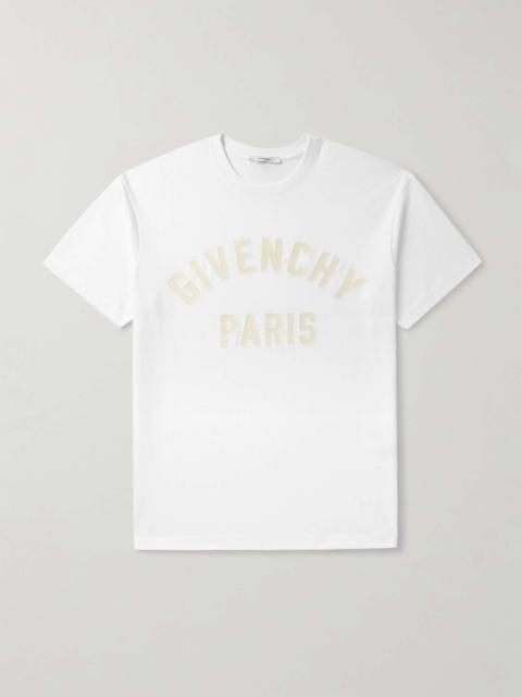 Logo-Appliquéd Cotton-Jersey T-Shirt