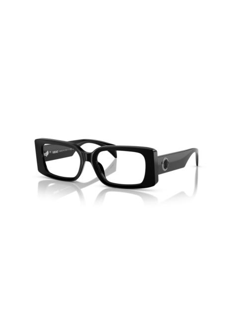 VERSACE Versace 51mm Rectangle optical glasses in Black at Nordstrom