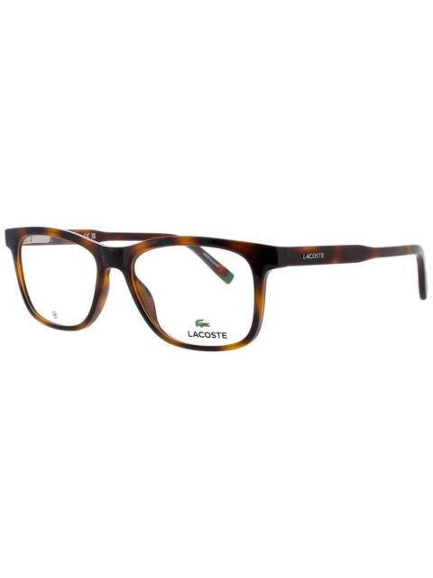 LACOSTE Lacoste Men's Tortoise Square Eyeglass Frames L2945